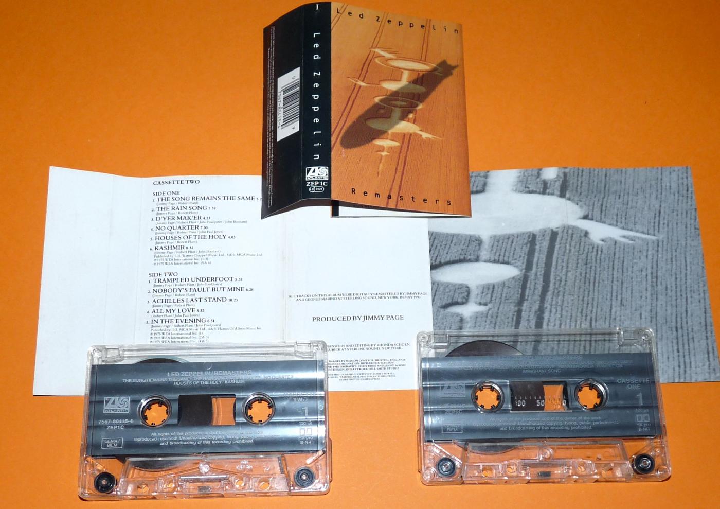 Led Zeppelin - Remasters, USA, 1990, Atlantic, 7567-80415-4