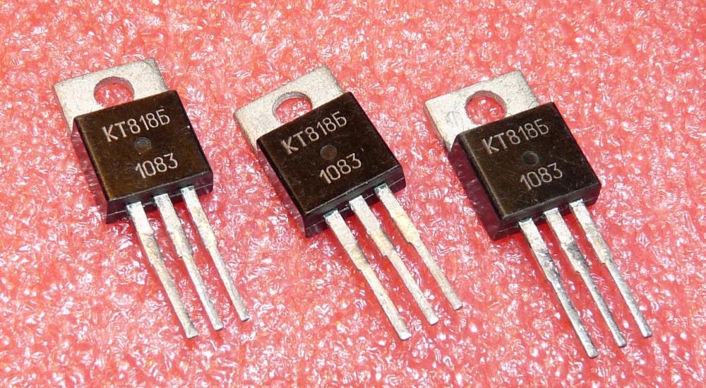 KT 818 B, (КТ818Б) pnp, 60W, 50V, 10A