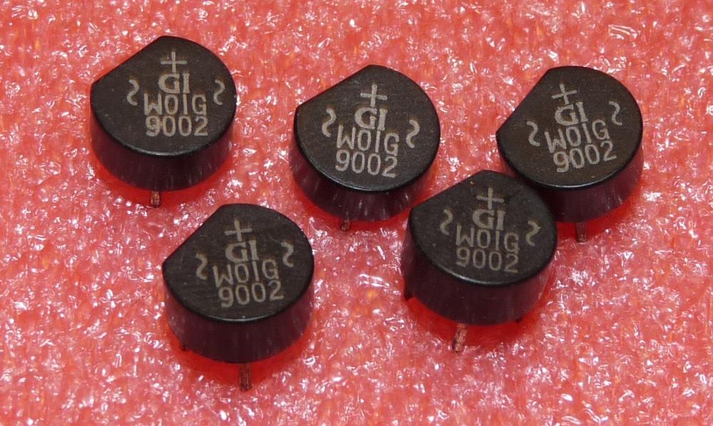 W01G, 100V, 1,5A, Brückengleichrichter